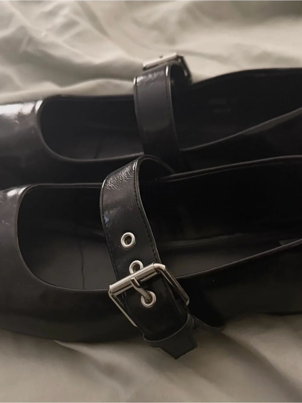 Dolce Vita Black Patent Leather Mary Janes